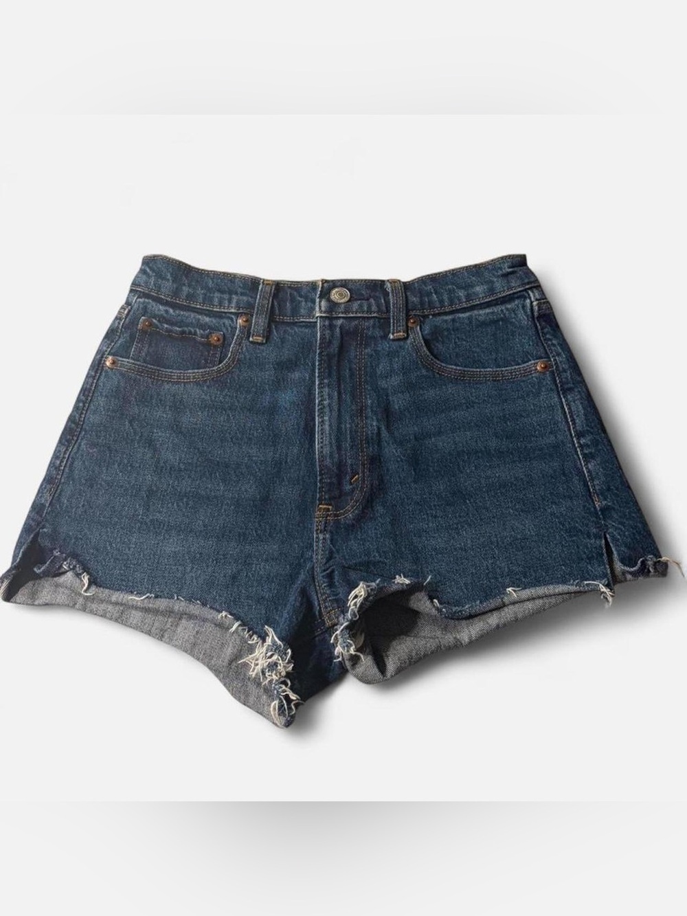 Abercrombie & Finch High Waisted Jean Shorts- “Mom Short- High Rise” Size 25